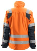 1137 Snickers AllroundWork 37.5&deg; Insulated Hi-Vis Womens Jacket Class 2/3