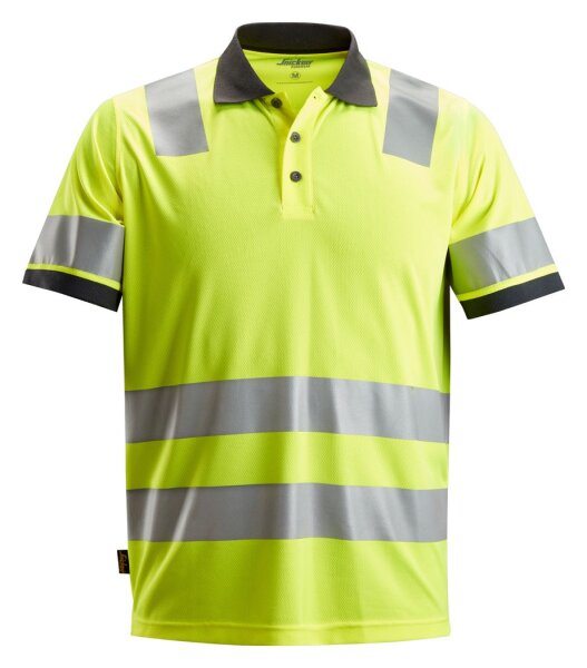 2730 Snickers AllroundWork, Class 2 High-Vis Polo Shirt