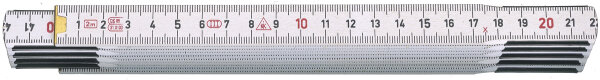 HULTAFORS Folding Ruler, Wood T59-2-10 White DU (105154)
