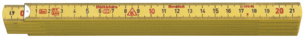 HULTAFORS Plastic Folding Ruler with Metal End Caps GE59-2-10 GU (200604)