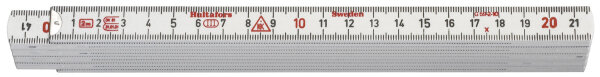 HULTAFORS Gliedermeter Kunststoff mit Metallendkappe GE59-2-10 VI (200664)