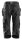 6905 Pantaloni da lavoro Snickers FlexiWork a zampa delefante, con tasche a fondina - 0404 nero - 054 (taglia standard)