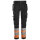 6234 Pantaloni elasticizzati Snickers HighVis + HP CL1, Slim Fit