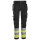 6234 Pantaloni elasticizzati Snickers HighVis + HP CL1, Slim Fit