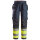 6263 Pantaloni da lavoro Snickers ProtecWork con tasche a fondina, alta visibilit&agrave; classe 1