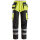 6265 Pantaloni da lavoro Snickers ProtecWork con rinforzo frontale sulle gambe, tasche a fondina, alta visibilit&agrave; classe 1