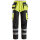 6265 Pantaloni da lavoro Snickers ProtecWork con rinforzo frontale sulle gambe, tasche a fondina, alta visibilit&agrave; classe 1
